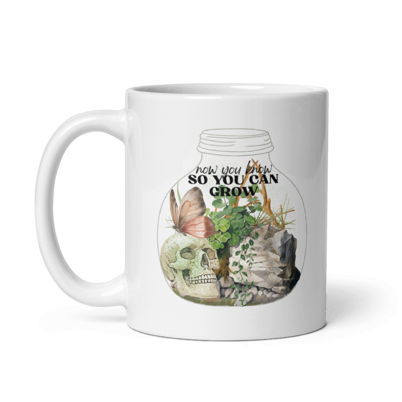Now You Know So You Can Grow, Notes of the Week (Right Handed) - Coffee Mug